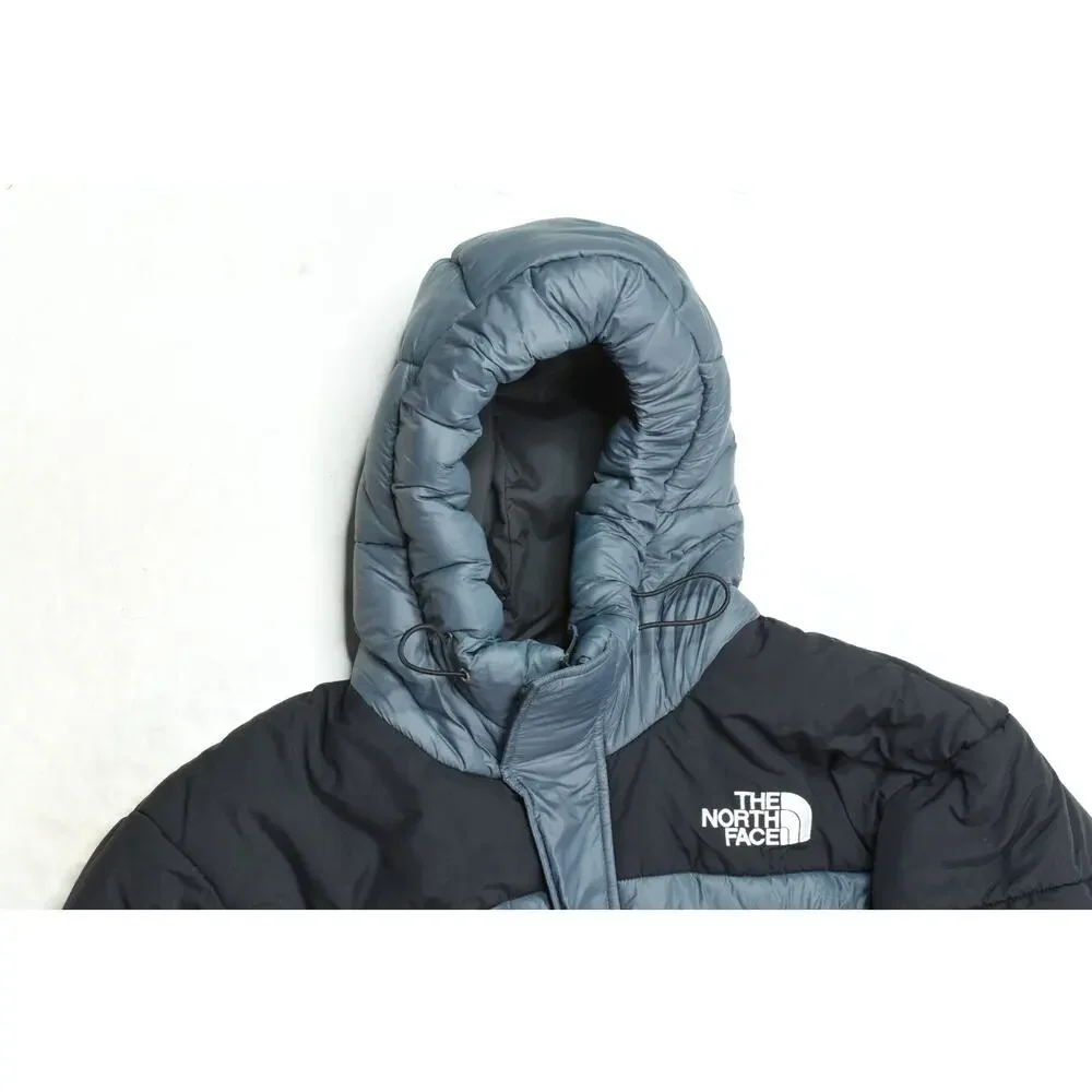 The North Face Himalayan Insulated Parka Jacket Mens 2XL Gray Black FullZip